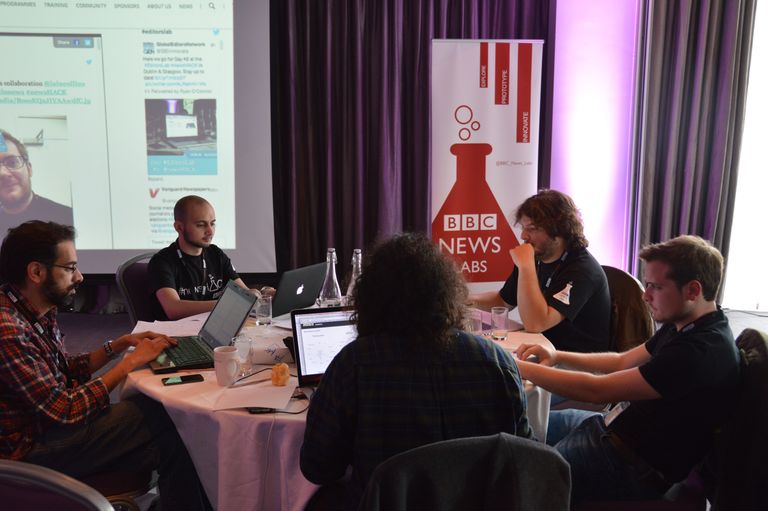 The Sky News team at BBC News Hack 2014