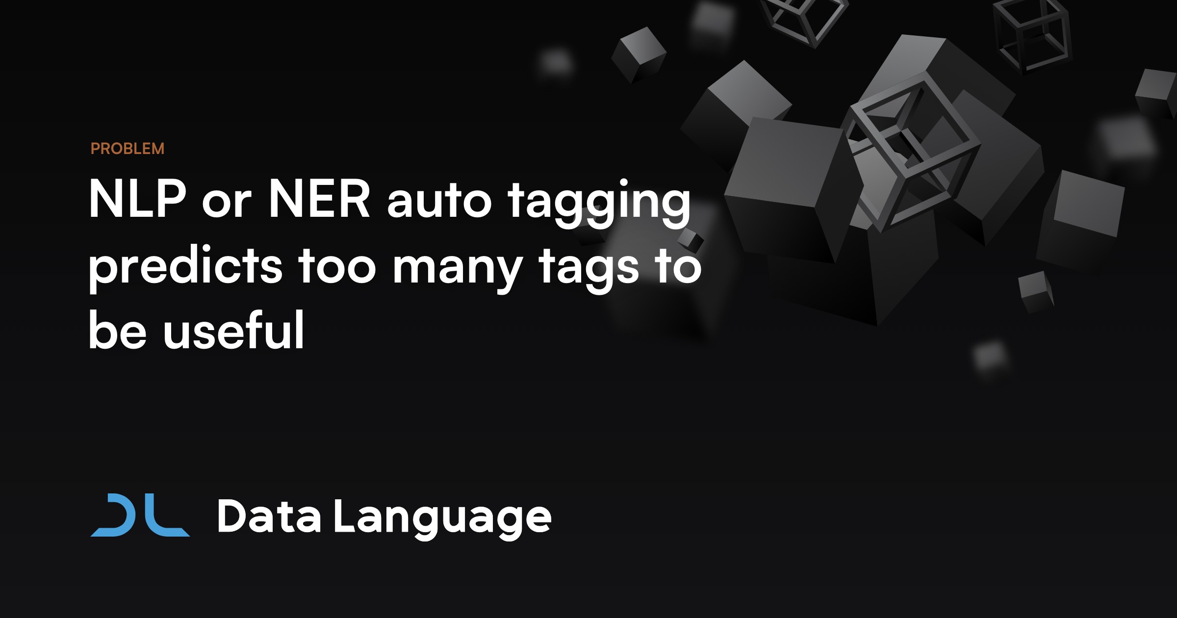 NLP or NER auto tagging predicts too many tags to be useful